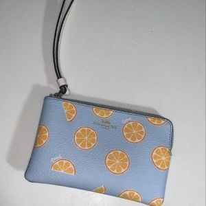 Coach Citrus Wristlet